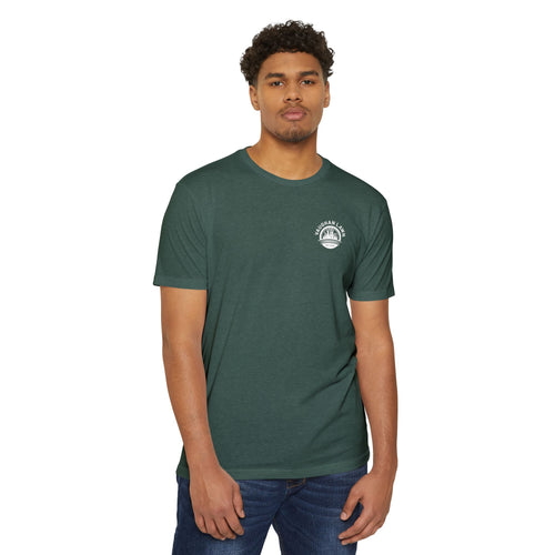 VL Crest Tee - Heather Forest Green