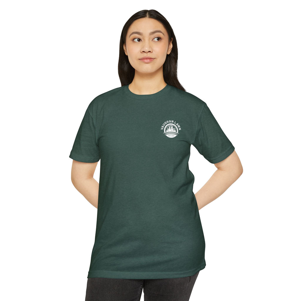 VL Crest Tee - Heather Forest Green