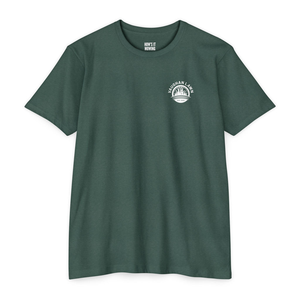 VL Crest Tee - Heather Forest Green
