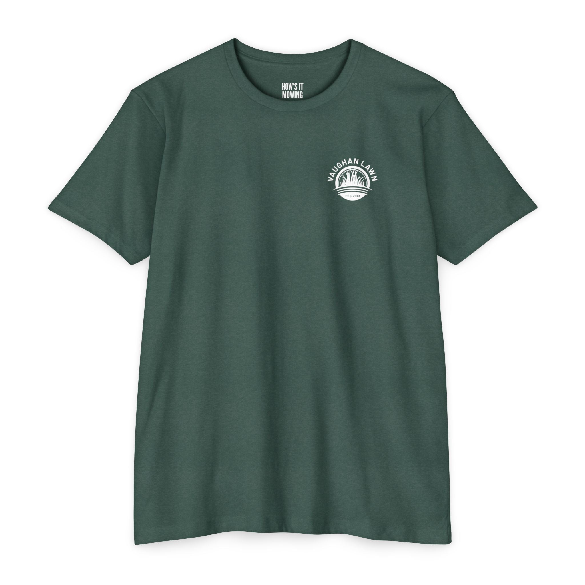 VL Crest Tee - Heather Forest Green